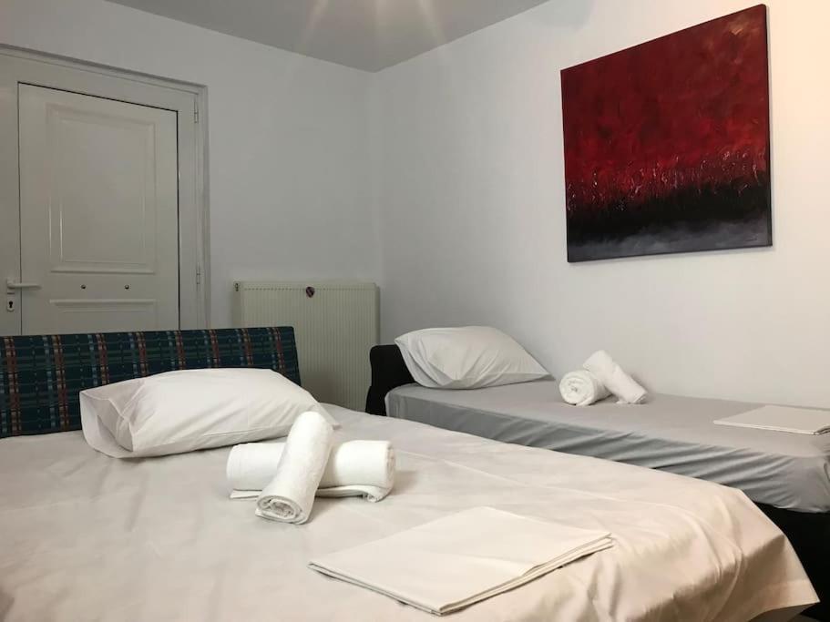 Ferienwohnung 5 Min From Papageorgiou Free Indoor Parking Thessaloniki Exterior foto