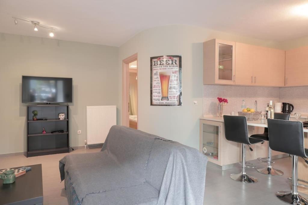 Ferienwohnung 5 Min From Papageorgiou Free Indoor Parking Thessaloniki Exterior foto